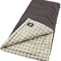 Heritage Big & Tall Cold-Weather Sleeping Bag - 10F Camping for Adults, Comfortable & Warm Flannel for Outdoor Use, Fits Adults up to 6ft 7in Tall